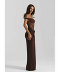 Natalie Rolt Sloane Dress - 8 / Brown - Dresses