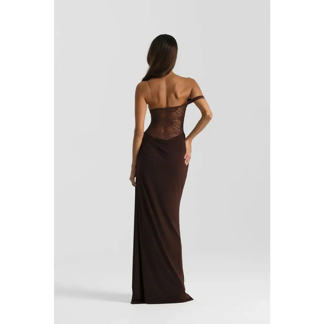 Natalie Rolt Sloane Dress Brown - 6 / Brown - Dresses