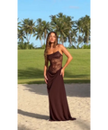 Natalie Rolt Sloane Dress - Espresso - 8 / Brown - Dresses