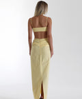 Natalie Rolt Tala Crop + Skirt Set Lemon - 8 / Yellow - Outfit Sets