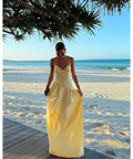 Natalie Rolt Teila Dress - 6 / Yellow - Dresses