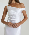 Natalie Rolt White Monika Gown - 8 / White - Dresses