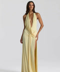Natalie Rolt Winona Gown in Lemon - Dresses