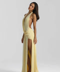 Natalie Rolt Winona Gown in Lemon Size 8 - 8 / Yellow - Dresses