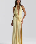 Natalie Rolt Winona Gown in Lemon Size 8 - 8 / Yellow - Dresses