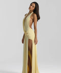 Natalie Rolt Winona Maxi Gown in Lemon - Dresses