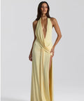 Natalie Rolt Winona Maxi Gown in Lemon - Dresses