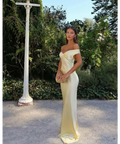 Natalie Rolt Yellow Bridget Gown - Dresses