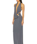 NBD Sabine Gown in Slate Grey - Dresses