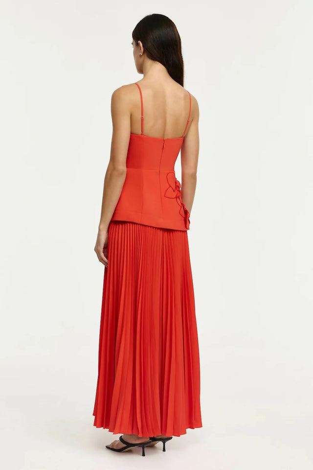 Acler Avision Maxi Dress in Chilli