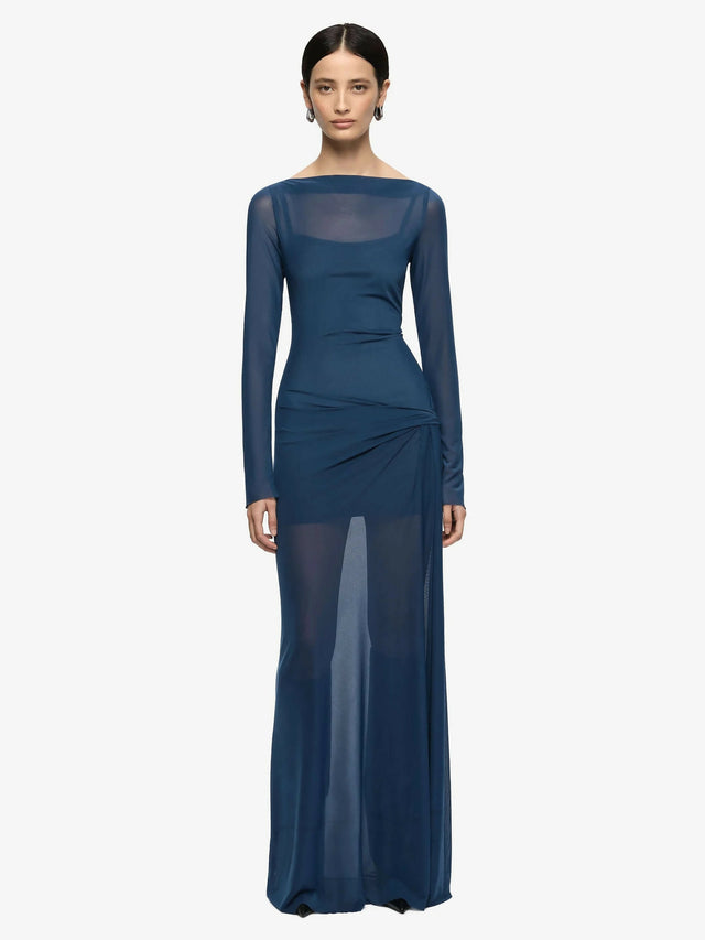 Bec & Bridge Marabou Maxi Dress
