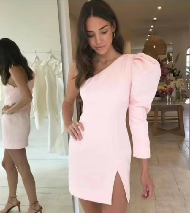 Nicola Finetti Eddy Dress - 12 / Pink / Mini - Dresses