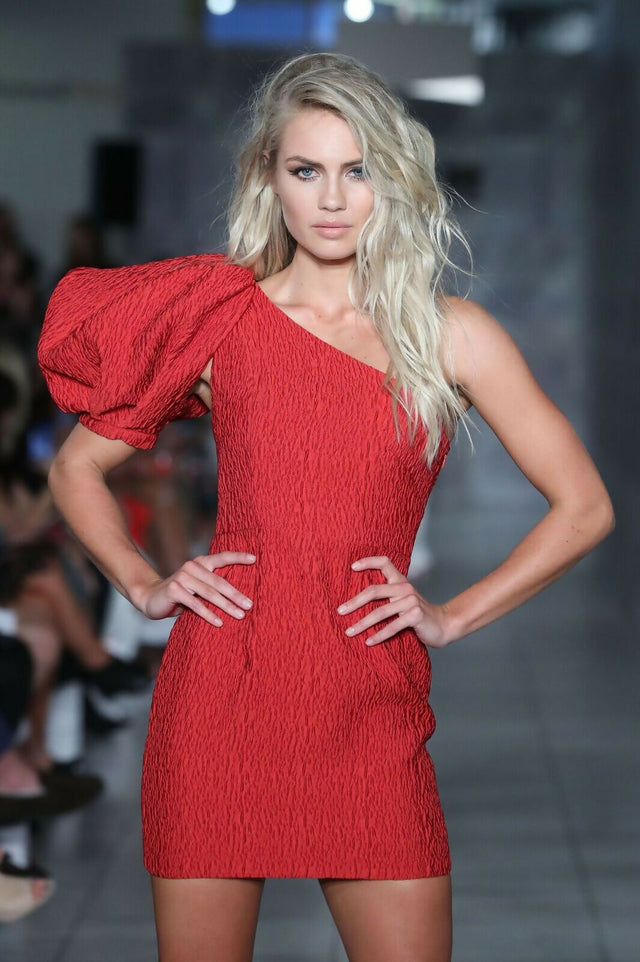 Nicola Finetti Eddy Dress - 8 / Red - Dresses