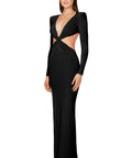Nookie Jewel Gown Black - Dresses