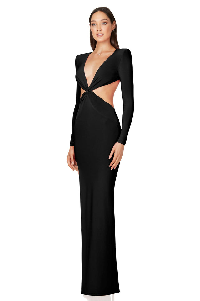 Nookie Jewel Gown Black - Dresses