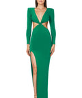 Nookie Jewel Gown Emerald Green M - 10 / Green - Dresses