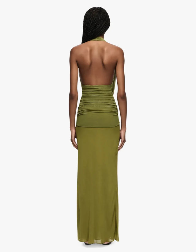 Bec + Bridge Cassis Drape Maxi Dress - Fern