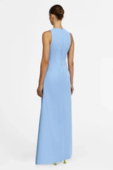 Acler Pellat Maxi Dress - Deep Sky view 3