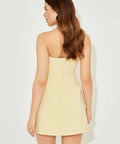 Odd Muse Strapless Mini Size 10/12 - 10 / Yellow - Dresses