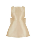 Odd Muse The Ultimate Muse Bow Detail Mini Dress Gold - Dresses