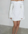 Odd Muse The Ultimate Muse Bow Mini Dress White - Dresses