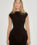 Odd Muse The Ultimate Muse Cap Sleeve Mini Dress | Black - 8 / Black - Dresses