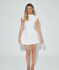 Odd Muse the Ultimate Muse Cap Sleeve Mini Dress in White Size 8 - 8 / White - Dresses