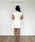 Odd Muse The Ultimate Muse Cap Sleeve Mini Dress White Size L - L / White - Dresses