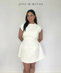 Odd Muse The Ultimate Muse Cap Sleeve Mini Dress White Size L - L / White - Dresses