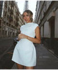 Odd Muse ‘The Ultimate’ Cap Sleeve Mini - S / White - Dresses
