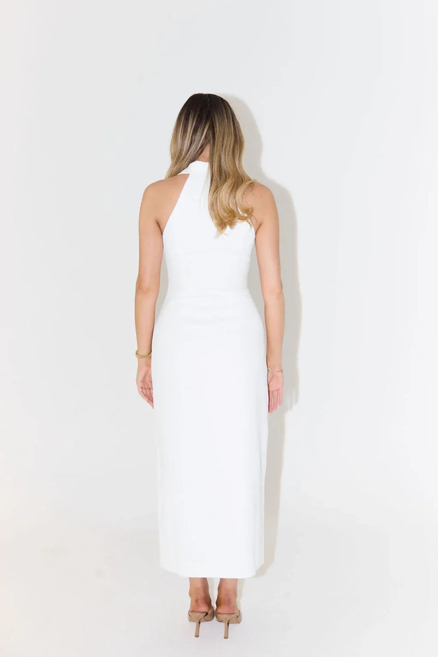 Odd Muse The Ultimate Muse Collar Maxi Dress White Size M - M / White - Dresses