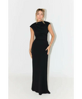 Odd Muse The Ultimate Muse Drape Back Maxi Dress Black Size 10 - 10 / Black - Dresses