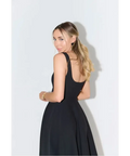 Odd Muse The Ultimate Muse High Waist Square Neck Midi Dress Black Size 10 - 10 / Black - Dresses