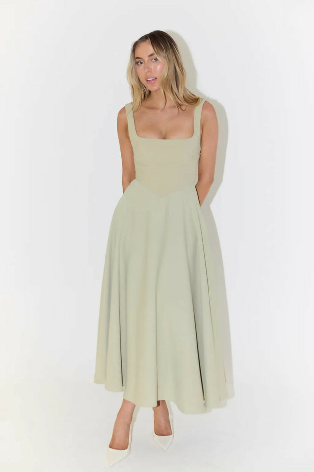 TheUltimateMuseHighWaistSquareNeckMidiDress_Sage1