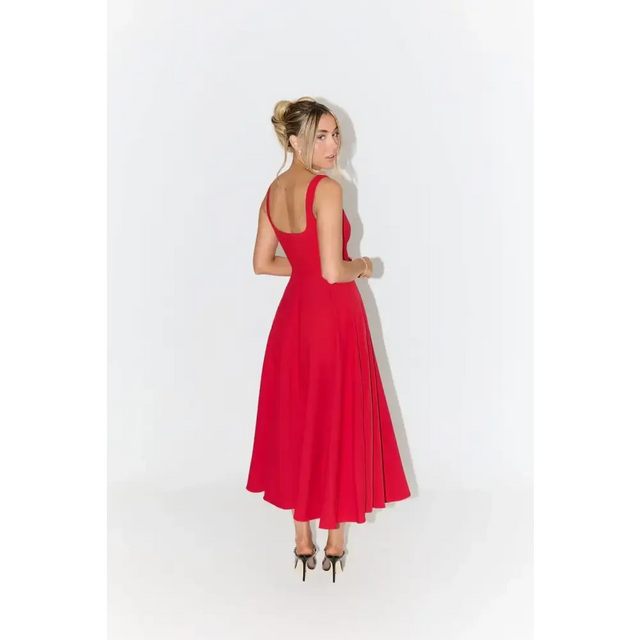Odd Muse The Ultimate Muse Midi Dress Red Size AU 6 - 6 / Red - Dresses
