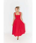 Odd Muse The Ultimate Muse Midi Dress Red Size AU 6 - 6 / Red - Dresses