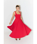 Odd Muse The Ultimate Muse Midi Dress Red Size AU 6 - 6 / Red - Dresses
