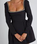 Odd Muse the Ultimate Muse Pearl Mini Dress Black / Size 6-8 - 8 / Black - Dresses