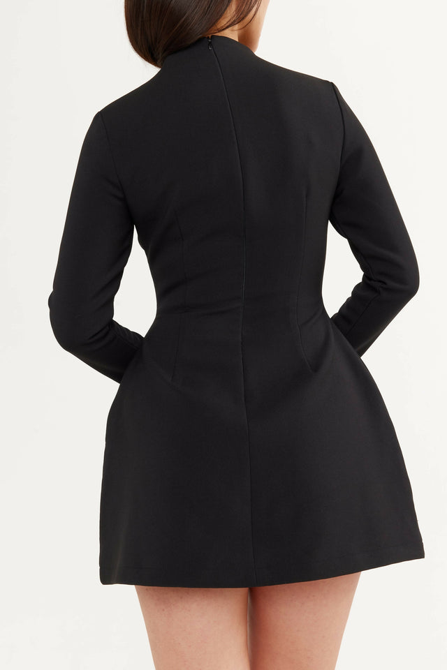 Odd Muse The Ultimate Muse Split Sleeve Mini Dress Black - Dresses