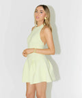 Odd Muse Ultimate Muse Dropped Hem Mini Dress in Lime Cream Size 6 8 & 10 - Dresses