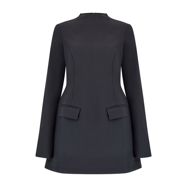 Odd Muse Ultimate Muse Split Sleeve Mini Dress Black Size M - 10 / Black - Dresses