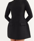 Odd Muse Ultimate Split Sleeve Mini Dress Black Size XS (AU 6) - 6 / Black - Dresses