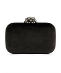 Olga Berg - Violet Hotfix Clutch - Black - Bags