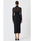 OLIVIA MIDI DRESS BLACK size 14 - Dress