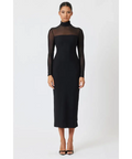 OLIVIA MIDI DRESS BLACK size 14 - Dress