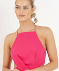 One Fell Swoop Solange Midi Dress Pink Size 8 - 8 / Pink - Dresses