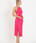 One Fell Swoop Solange Midi Dress Pink Size 8 - 8 / Pink - Dresses