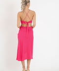 One Fell Swoop Solange Midi Dress Pink Size 8 - 8 / Pink - Dresses