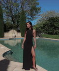 One Mile Sage Maxi Dress Black - 6 / Black - Dresses