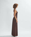 One Mile Sammy Maxi Dress - 6 / Brown - Dresses
